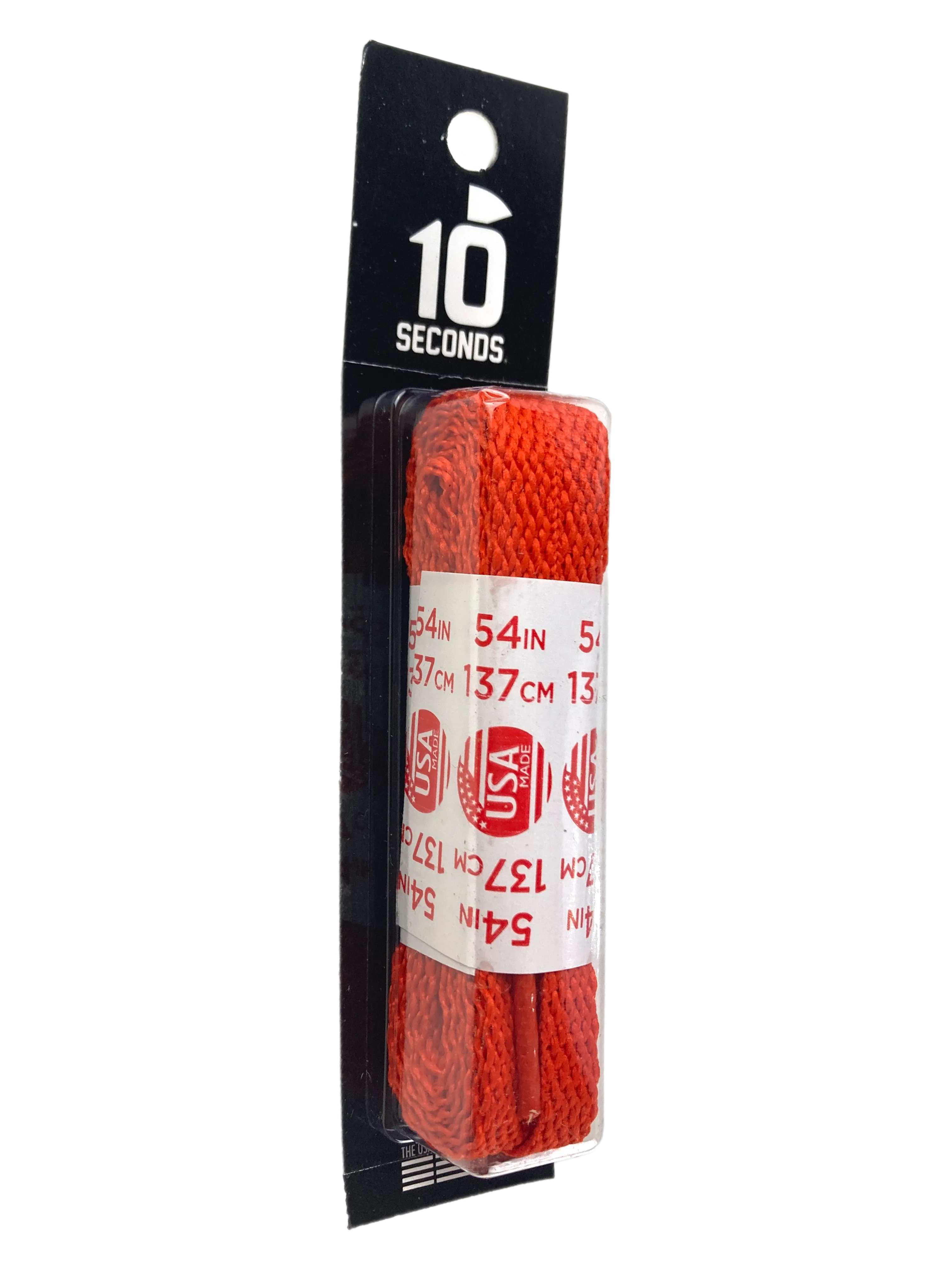 10 Seconds ® All-Pro ® Athletic Flat Laces | Burnt Orange [Blister Pack]