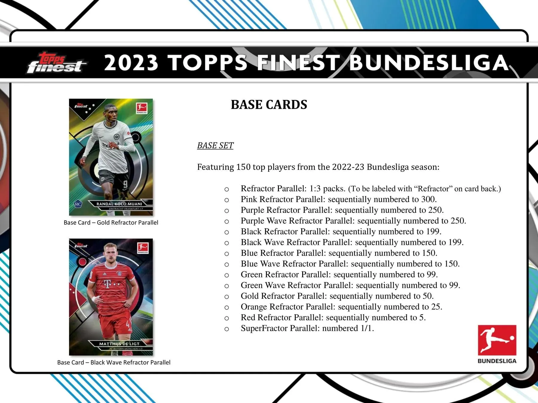 2022-23 Topps Finest Bundesliga Soccer Hobby Box