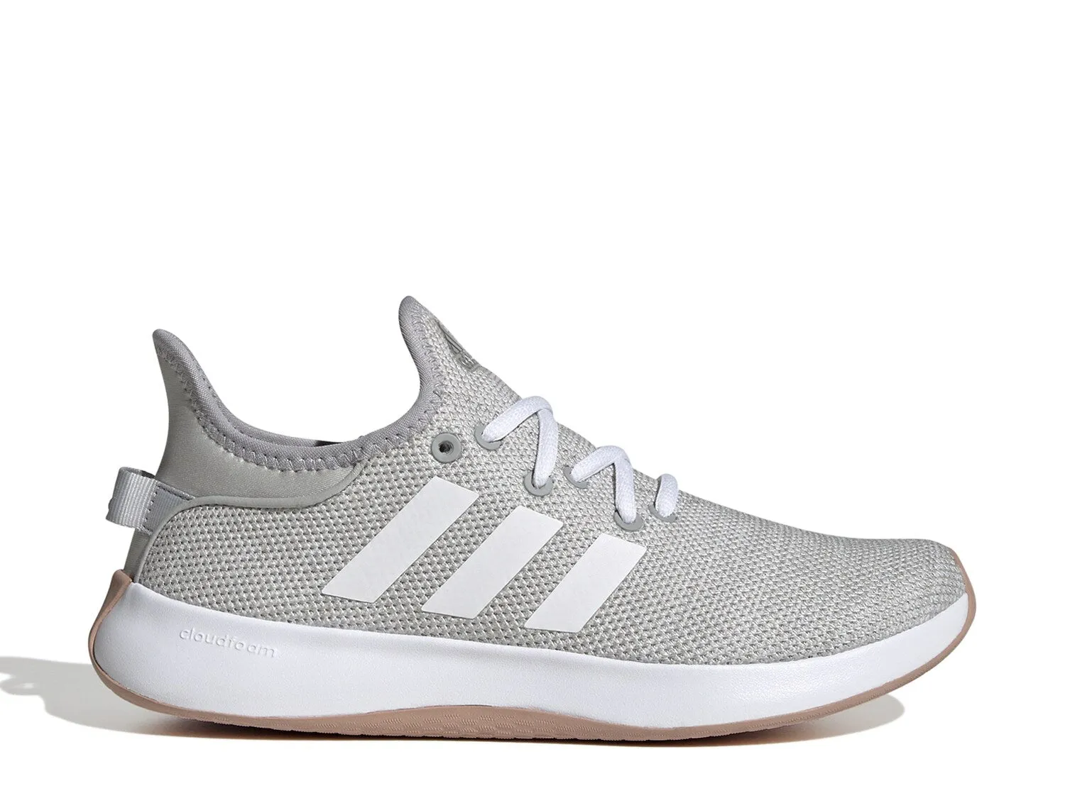 Adidas CloudFoam Pure sneakers, grey/pink