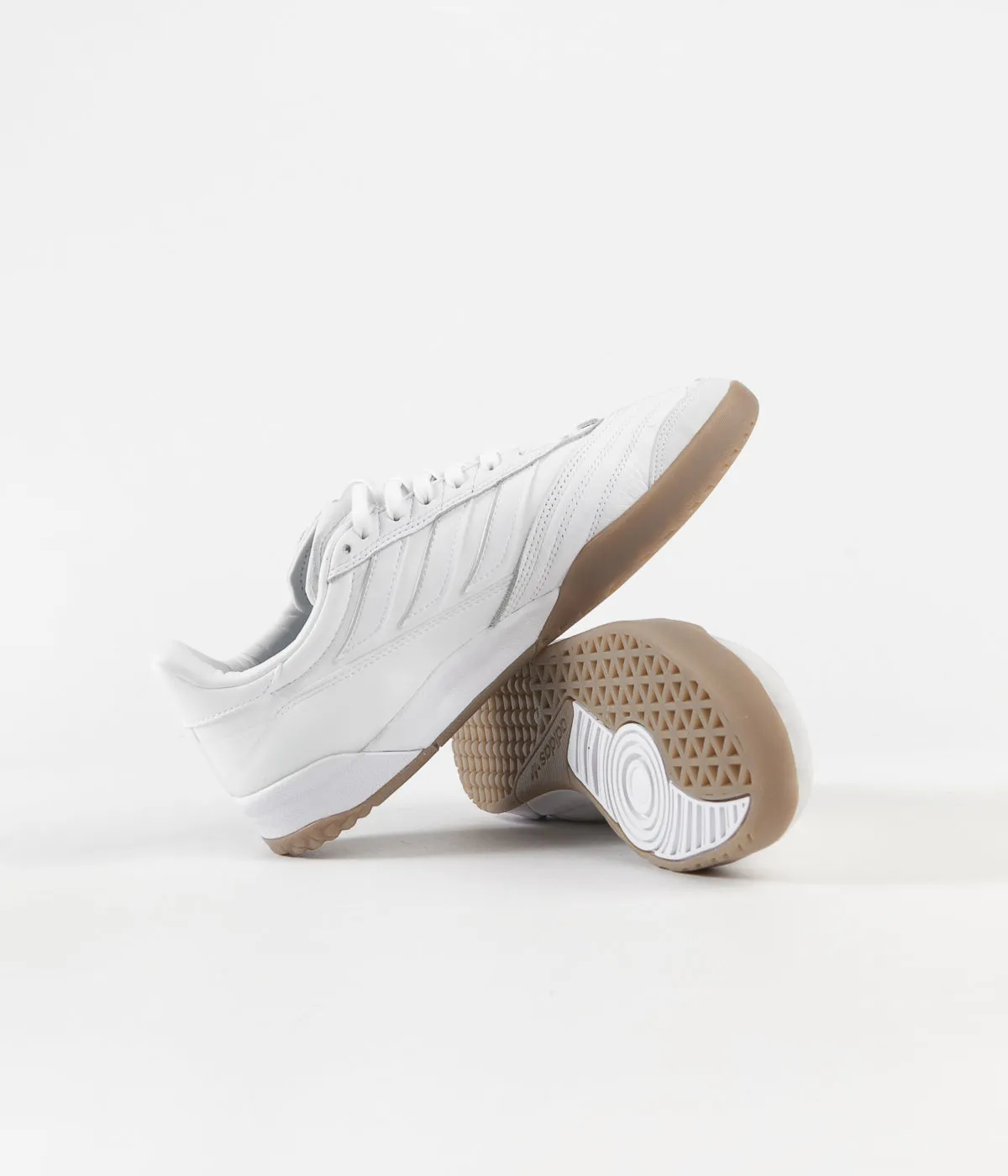 Adidas Copa Nationale Shoes - White / Silver Metallic / Gum M2