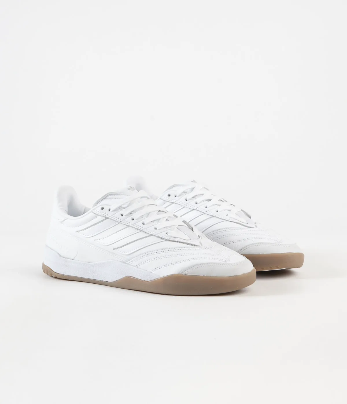 Adidas Copa Nationale Shoes - White / Silver Metallic / Gum M2