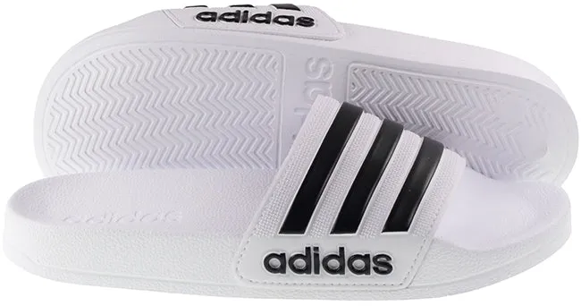 Adidas Junior Adilette Shower Slide Cloud White Black