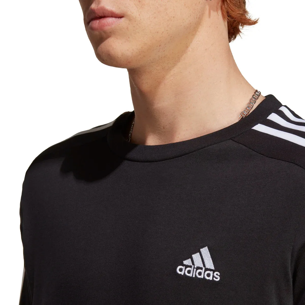 adidas Men's 3-Stripes Single Jersey Tee