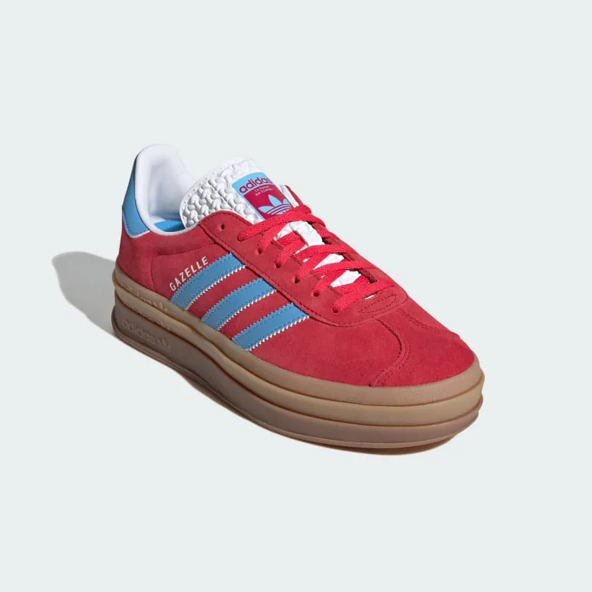 adidas Originals Gazelle Bold IE0421 sneakers, red/blue