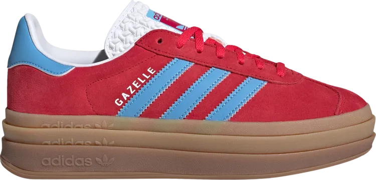 adidas Originals Gazelle Bold IE0421 sneakers, red/blue