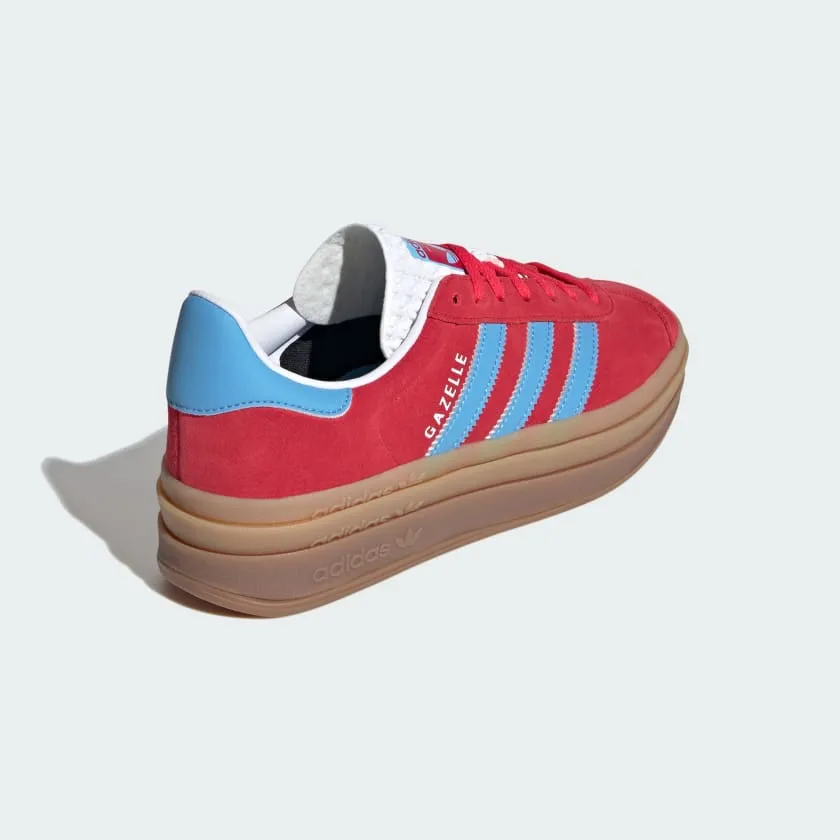 adidas Originals Gazelle Bold IE0421 sneakers, red/blue