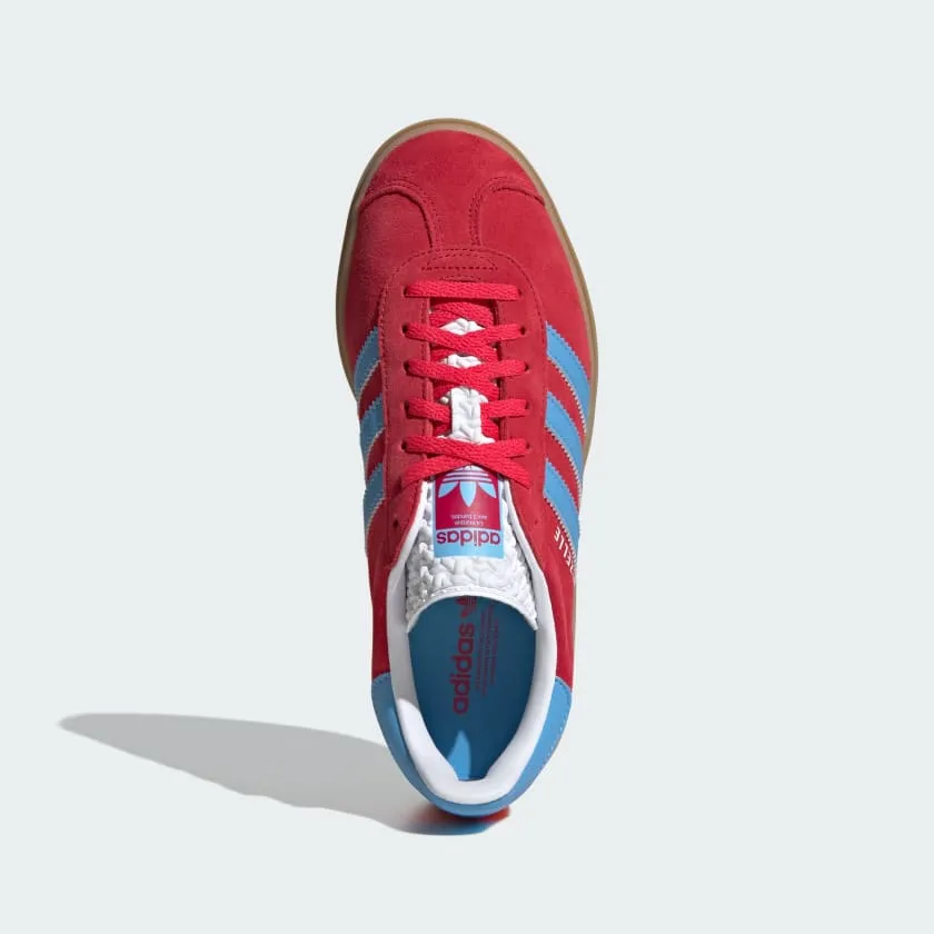 adidas Originals Gazelle Bold IE0421 sneakers, red/blue