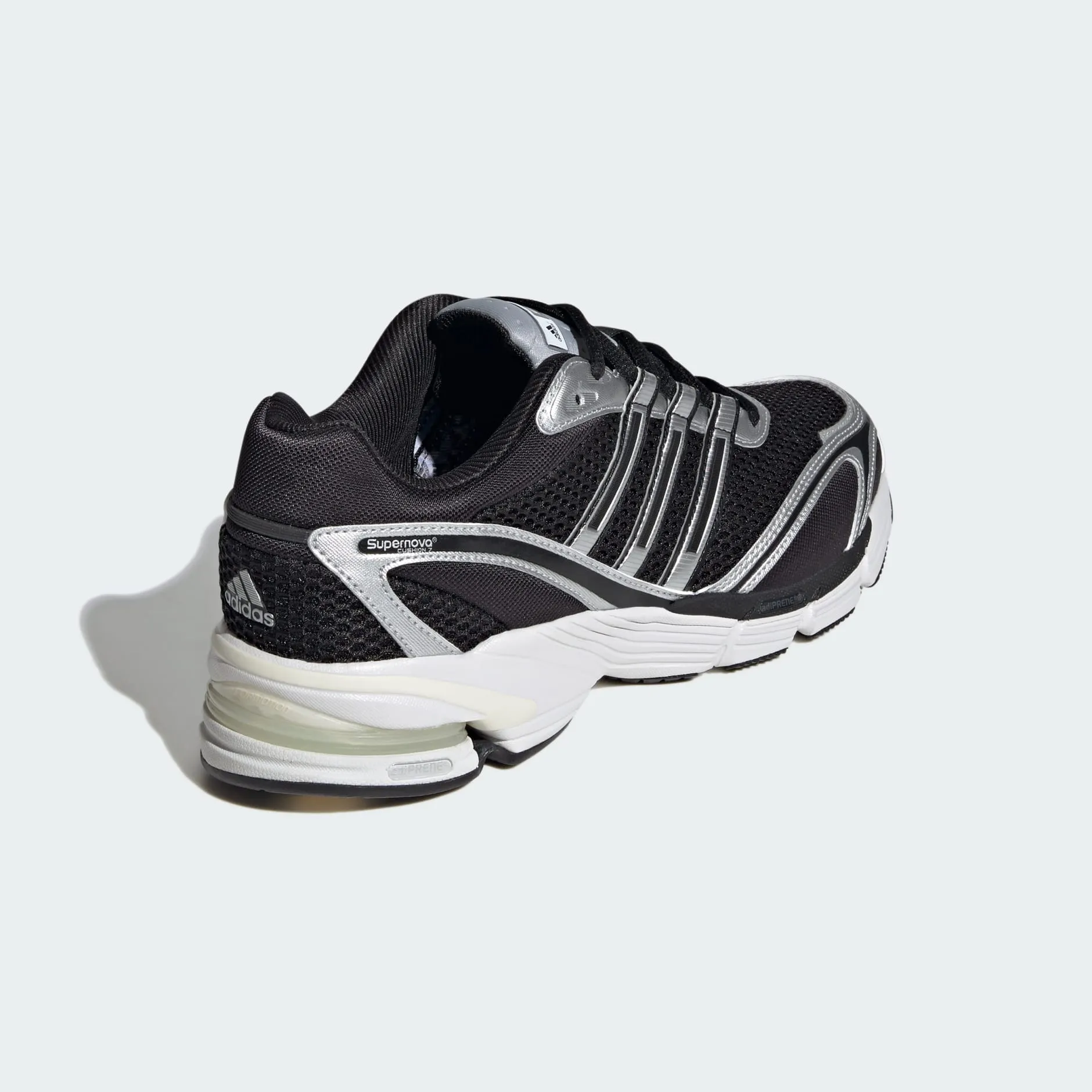 Adidas Supernova Cushion 7 sneakers, black/silver/white