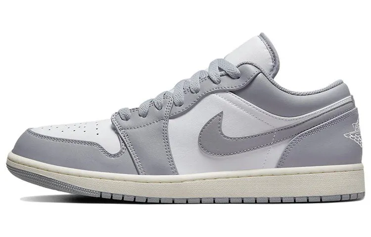 Air Jordan 1 Low Vintage Stealth and White Gray