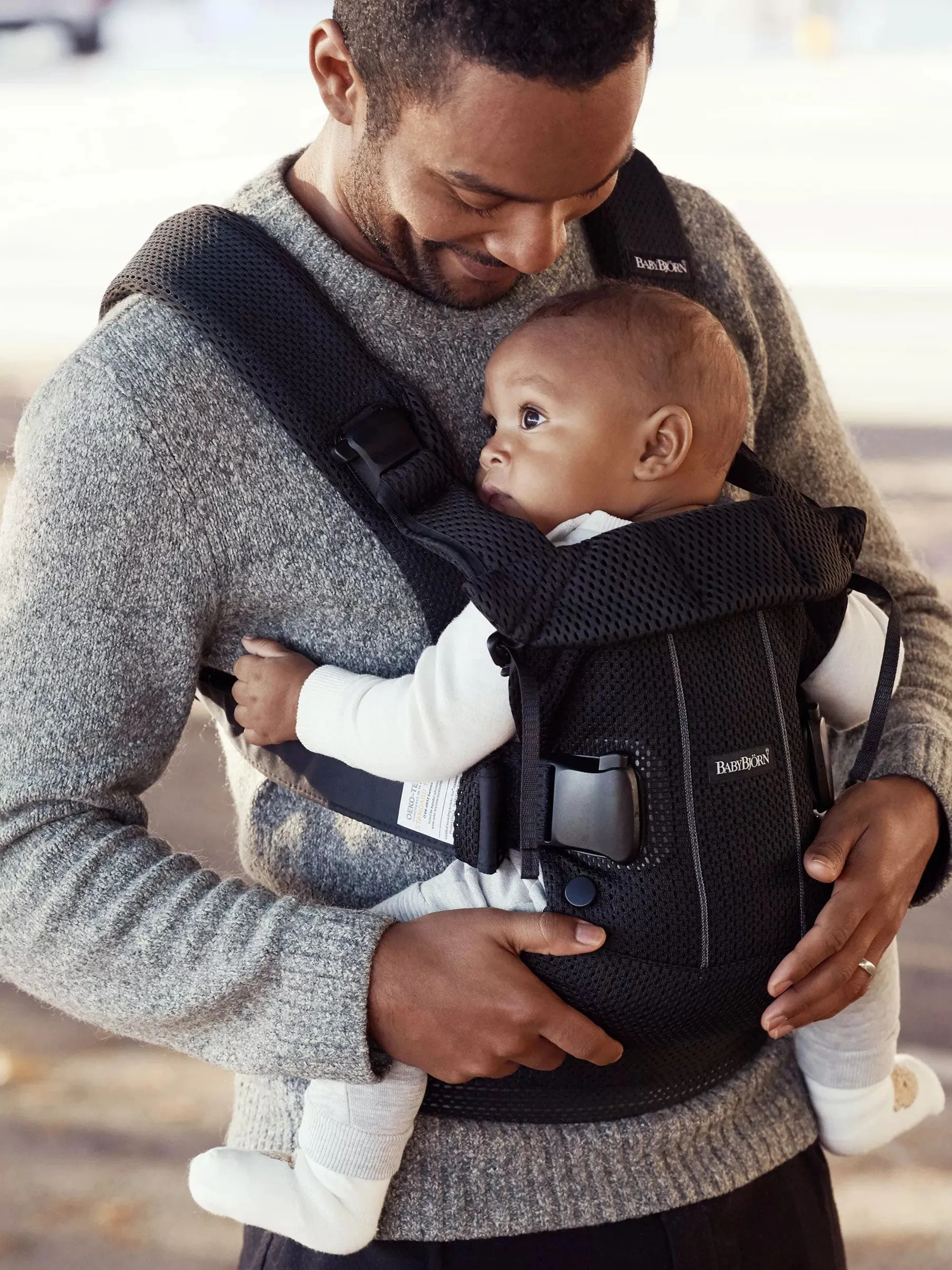 Babybjorn One Air Carrier 3D mesh Black