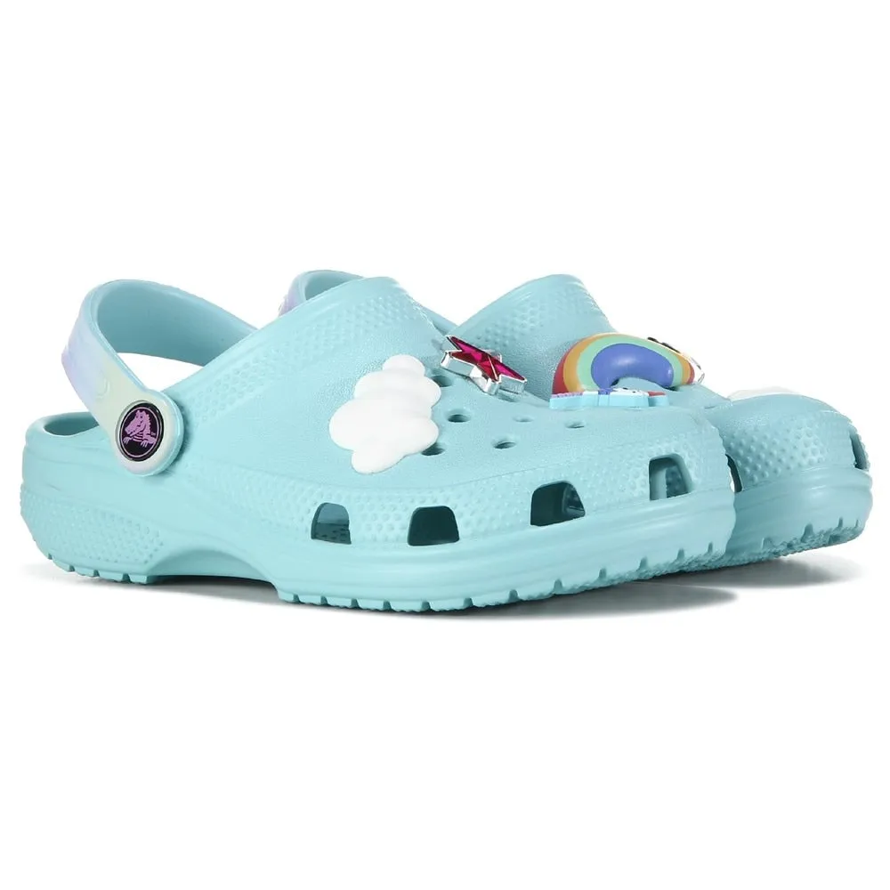 Children's classic clogs with jibbit Little/Big Kid Crocs, blue