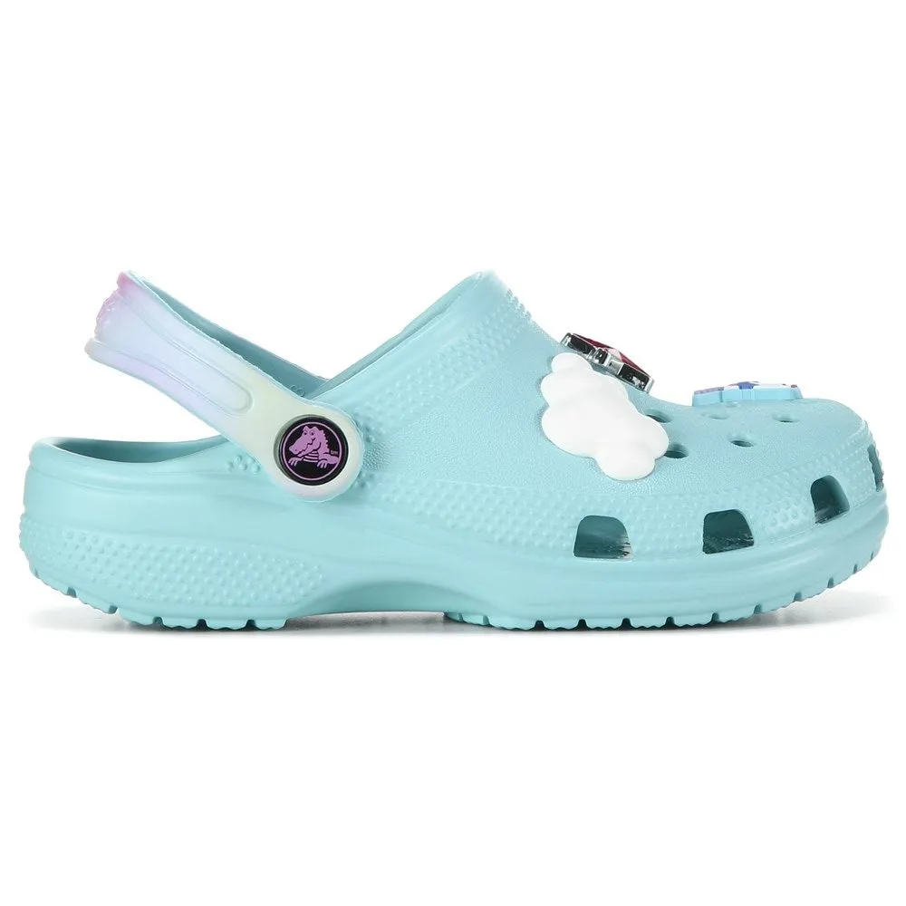 Children's classic clogs with jibbit Little/Big Kid Crocs, blue