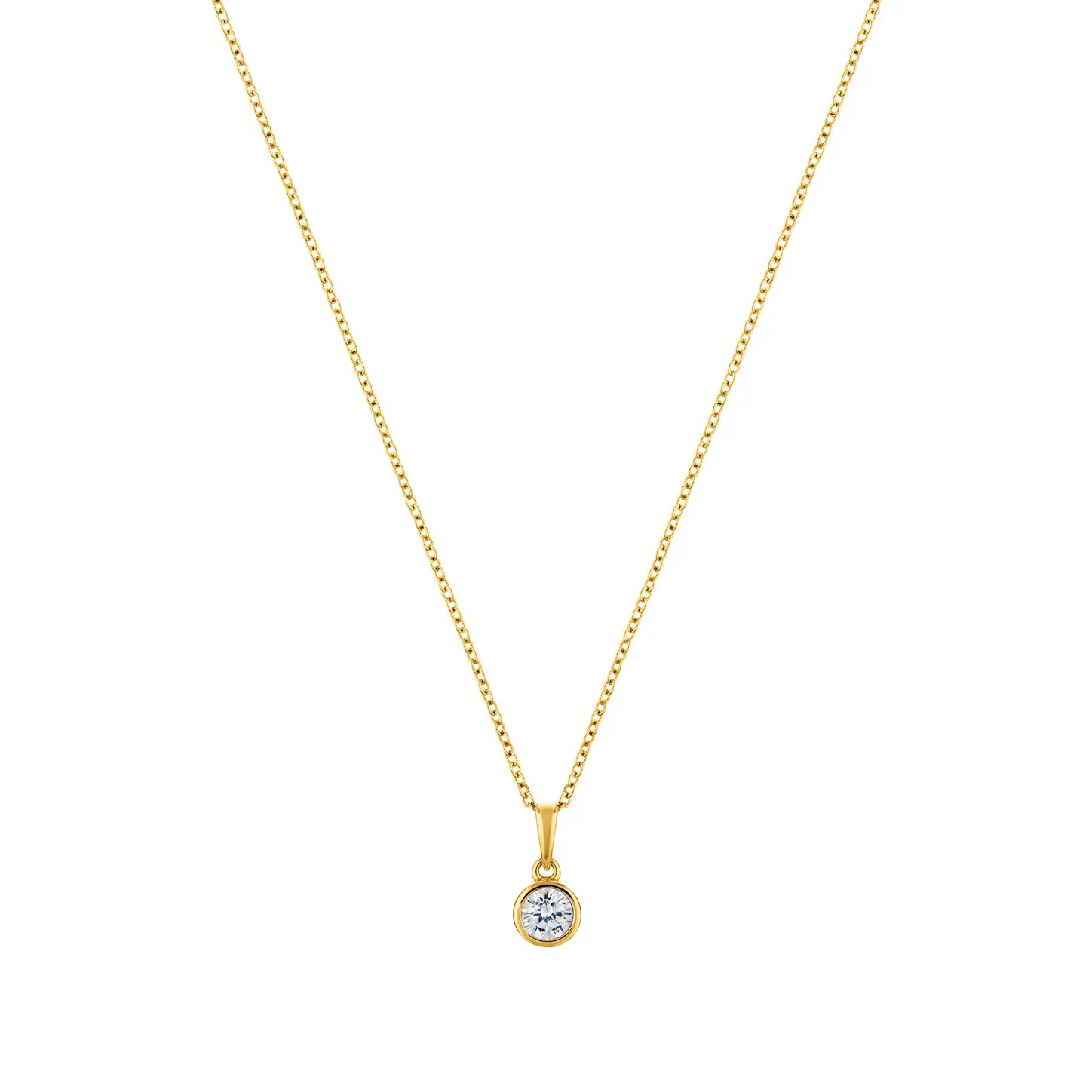 Circle of Life Gold plated sterling silver Necklace