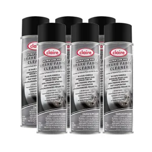 Claire® Ultra Low VOC Brake Parts Cleaner (50 State Formula) - 6 Cans