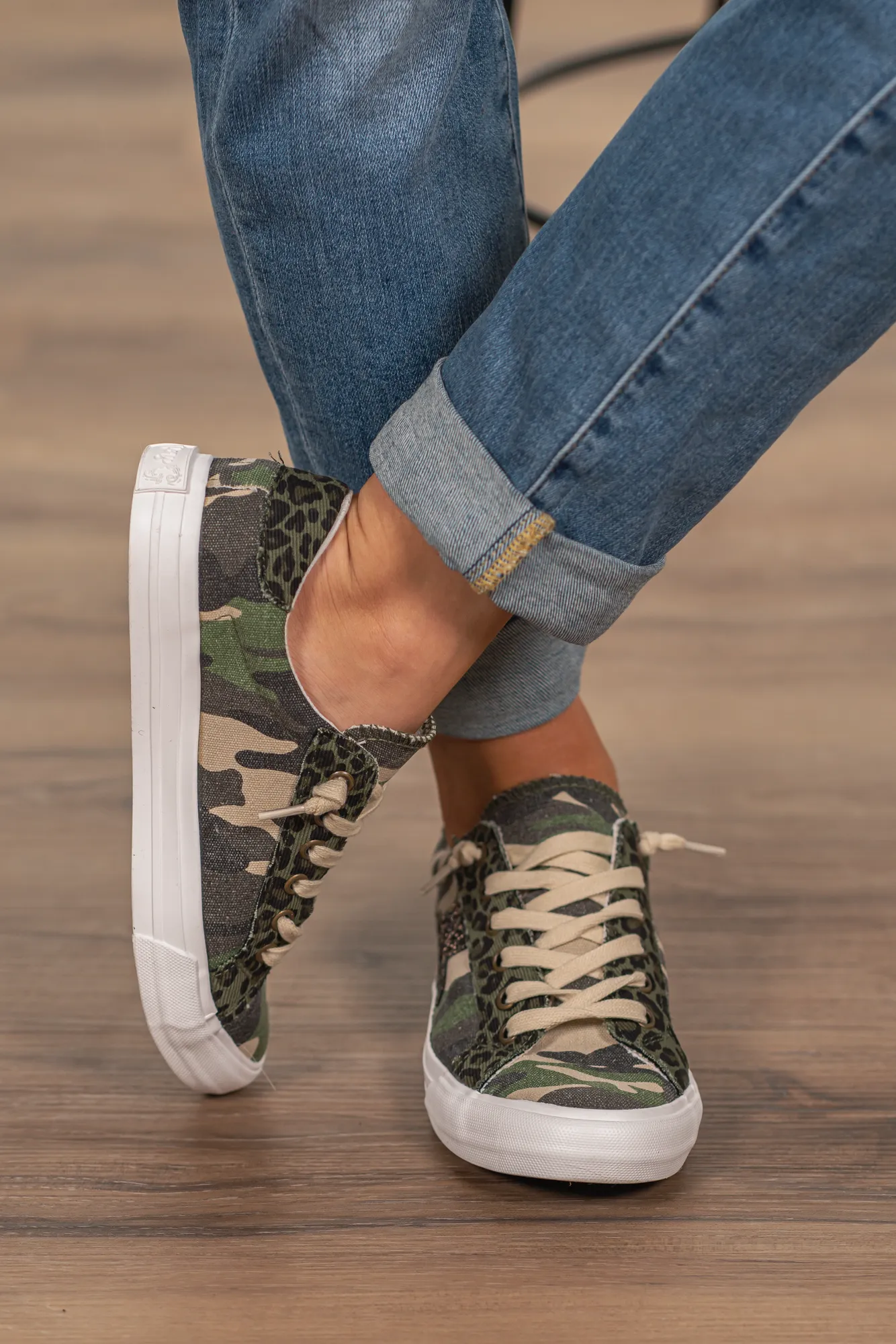 Cosmic Star Leopard Sneakers Camo