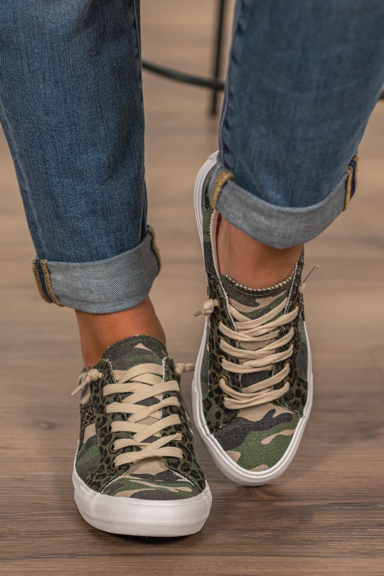 Cosmic Star Leopard Sneakers Camo