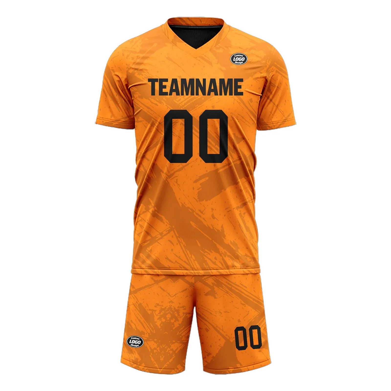 Custom Orange Soccer Sets Jersey Personalized SCJ101-D28013