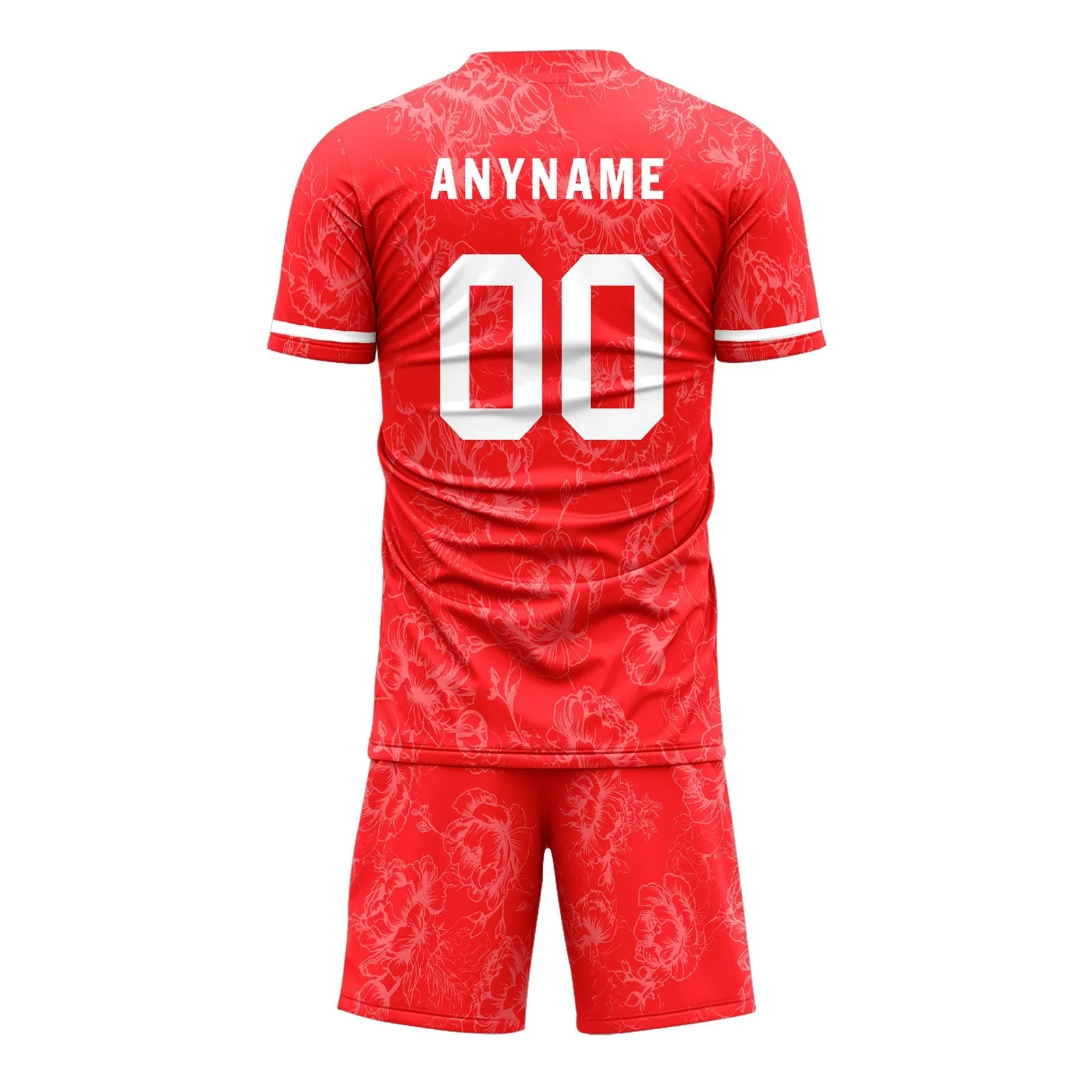 Custom Red Soccer Sets Jersey Personalized SCJ101-D28006