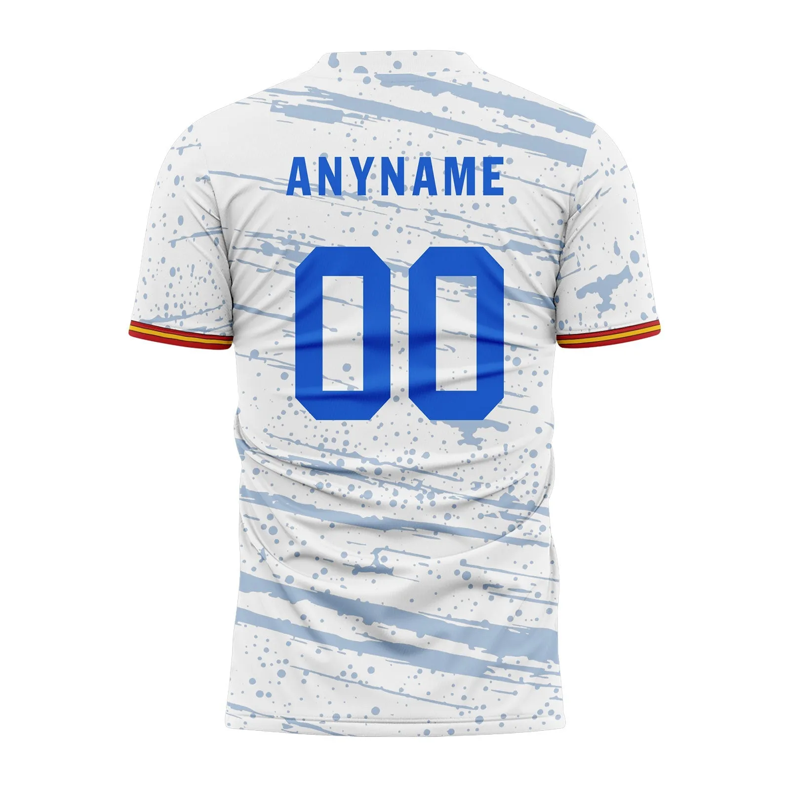 Custom White Blue Soccer Sets Jersey Personalized SCJ101-D28045