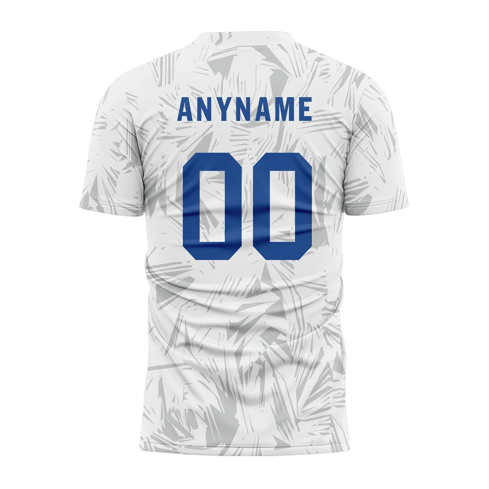 Custom White Gray Soccer Sets Jersey Personalized SCJ101-D28036