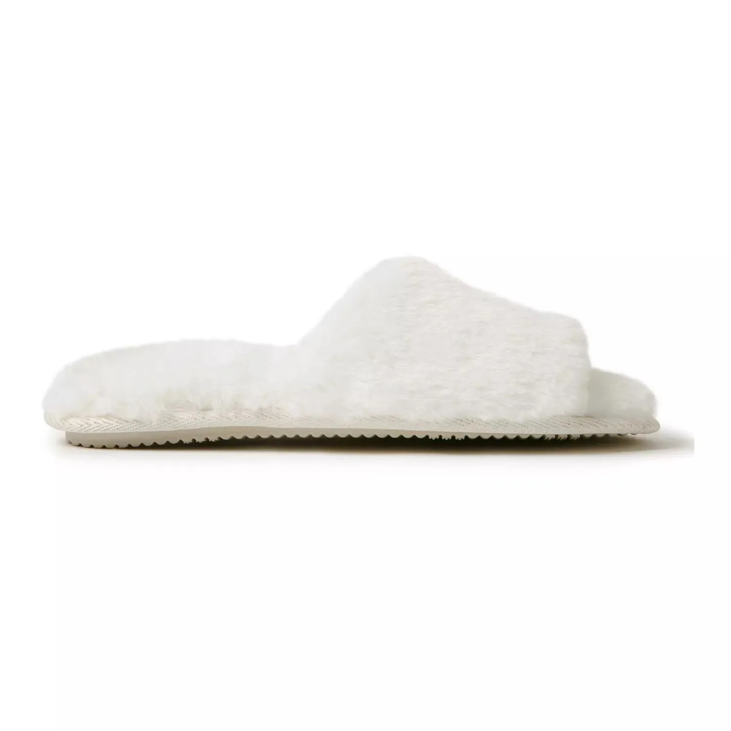 Dearfoams "I Do" Dearfoams Women's Faux Fur Wedding Slippers