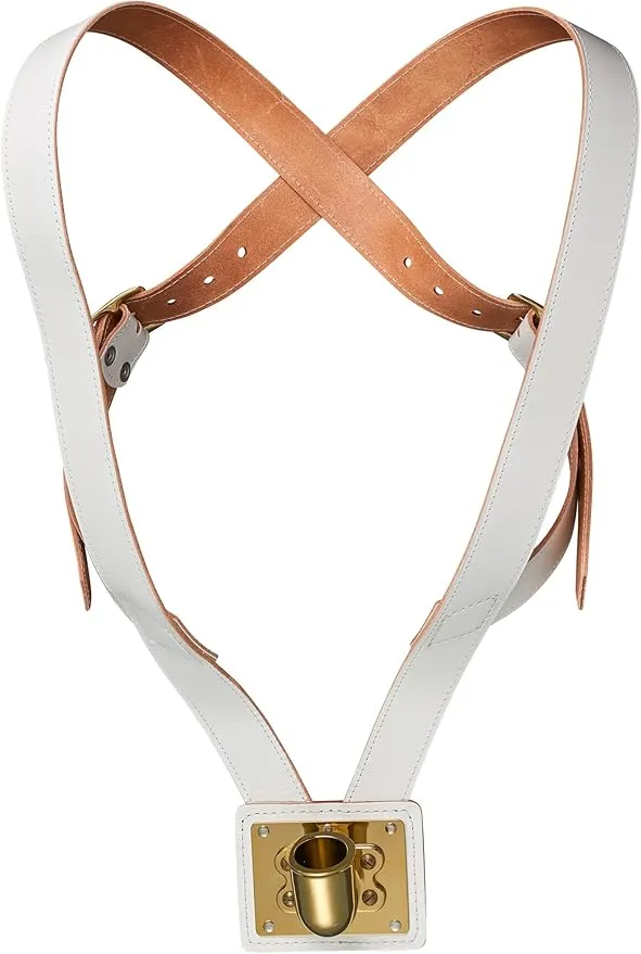 Double Harness, Honor Guard Flag Carrier,  Leather Harness