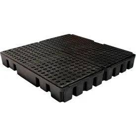 ENPAC® Black Diamond 4 Drum Spillpallet 5116-BD - Low Profile - 2000 Lb. Cap.