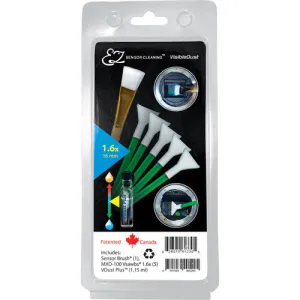 EZ Sensor Cleaning Kit PLUS - VDust Plus   5 Green 1.6x Vswabs   Sensor Brush