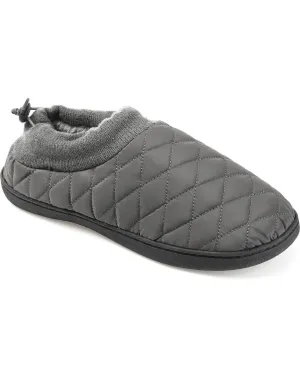 Fargo Vance Co. Men's Clog Slippers, Gray