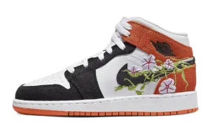 Jordan 1 Mid SE Basketball Blossom (GS)