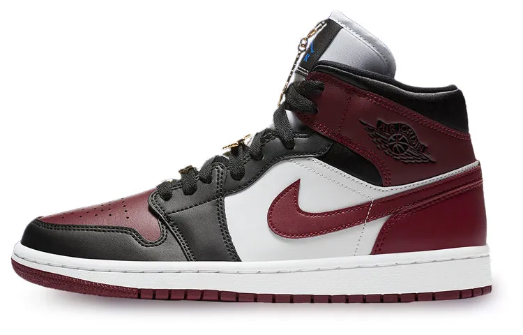 Jordan 1 Mid SE maroon Black Dark Beetroot (women)