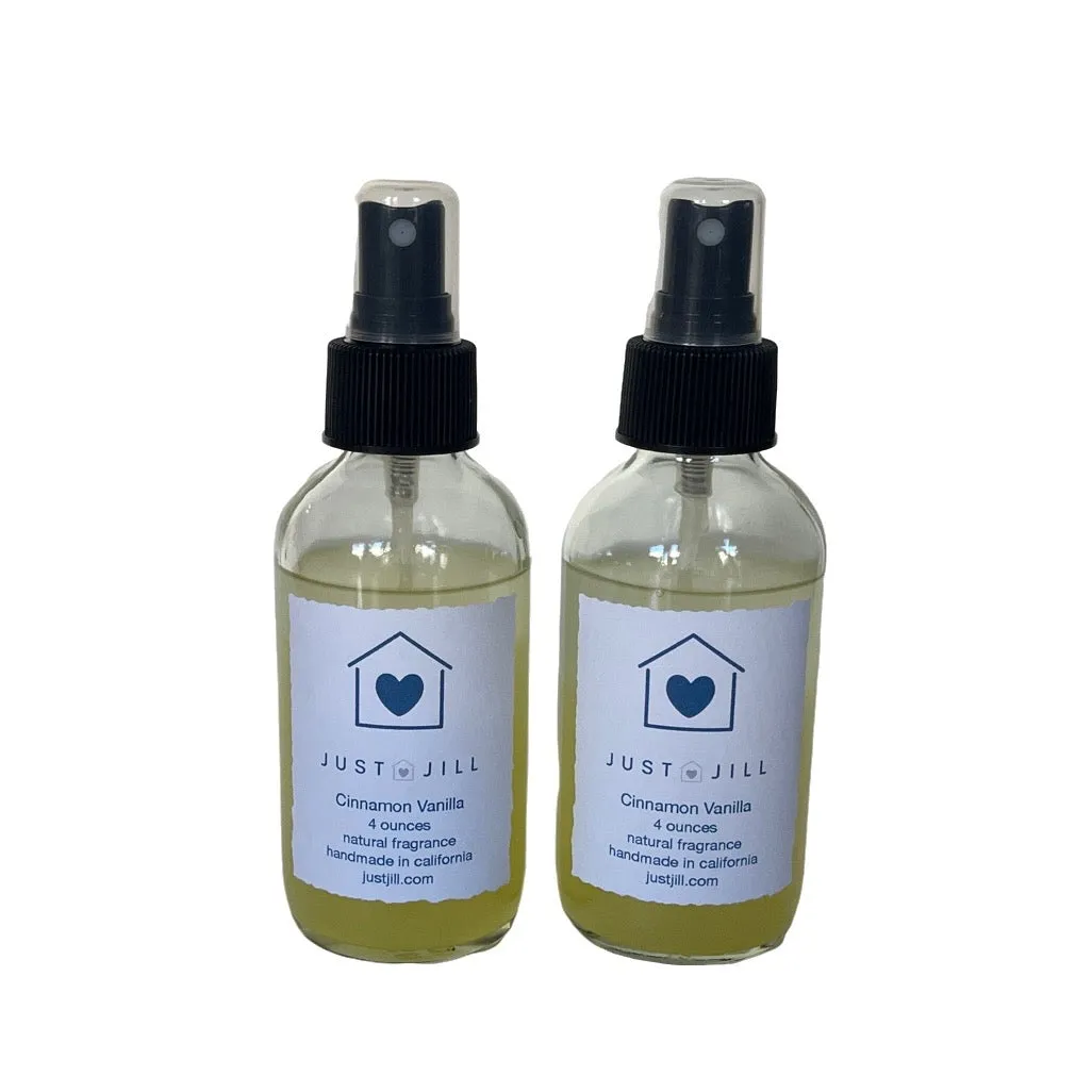 Just Jill Set of 2 Room Sprays Cinnamon Vanilla