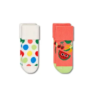 Kids Terry Socks Fruit Mix (7300) 2-Pack