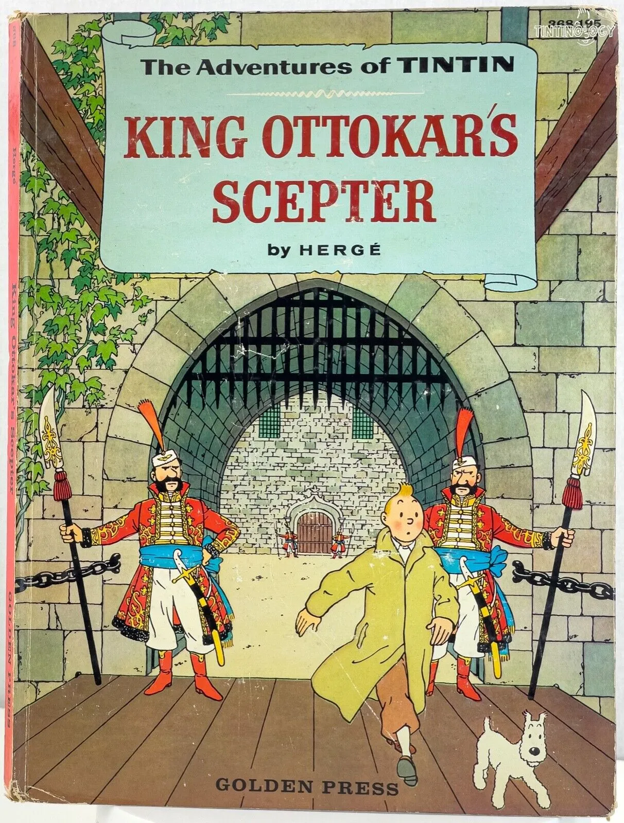 KING OTTOKARS SCEPTER Golden Press 1959 1st USA Edition Hardback Tintin book by Herge