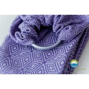 Little Frog Ring Sling - Jacquard Lavender Cube