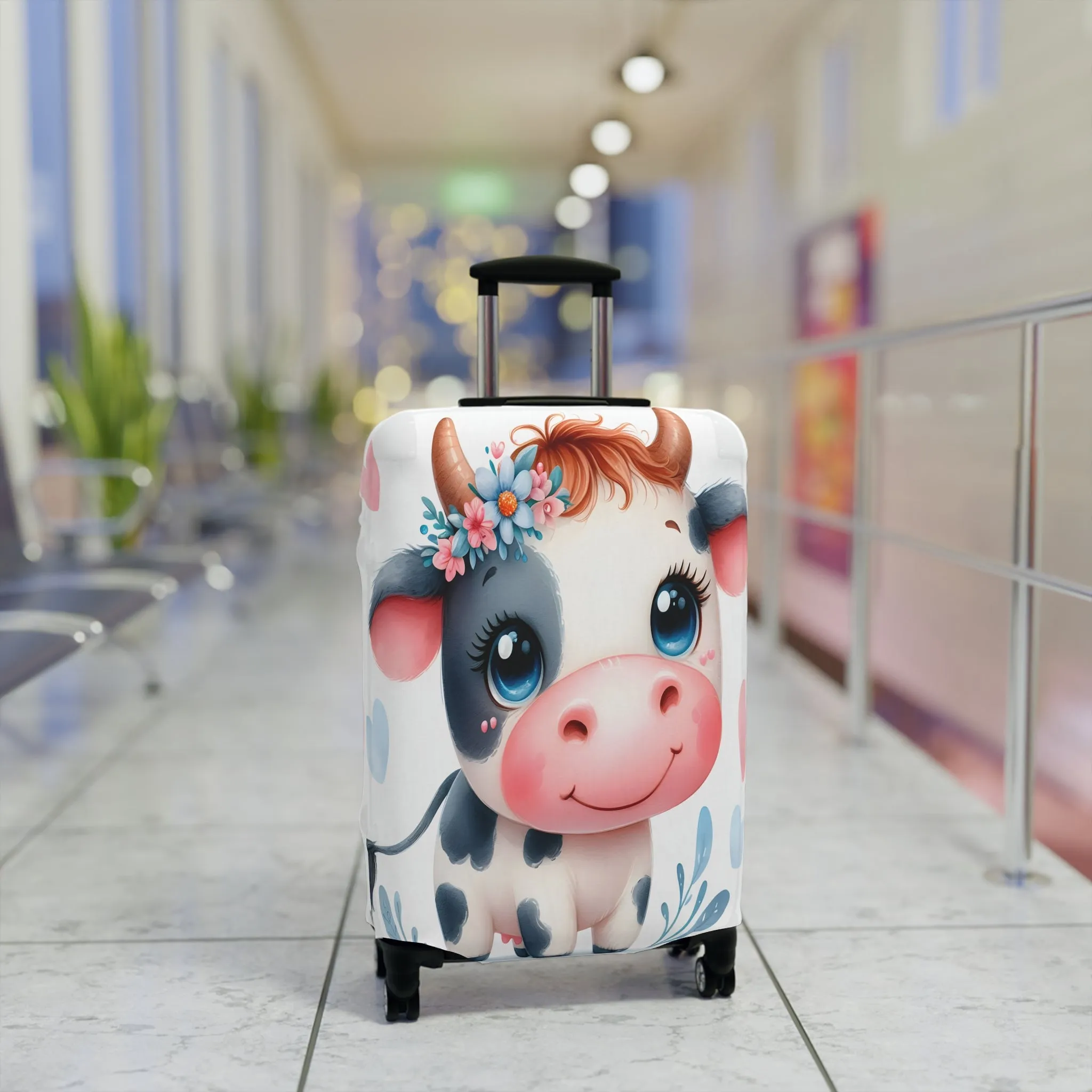 Luggage Cover, Cow, awd-1602