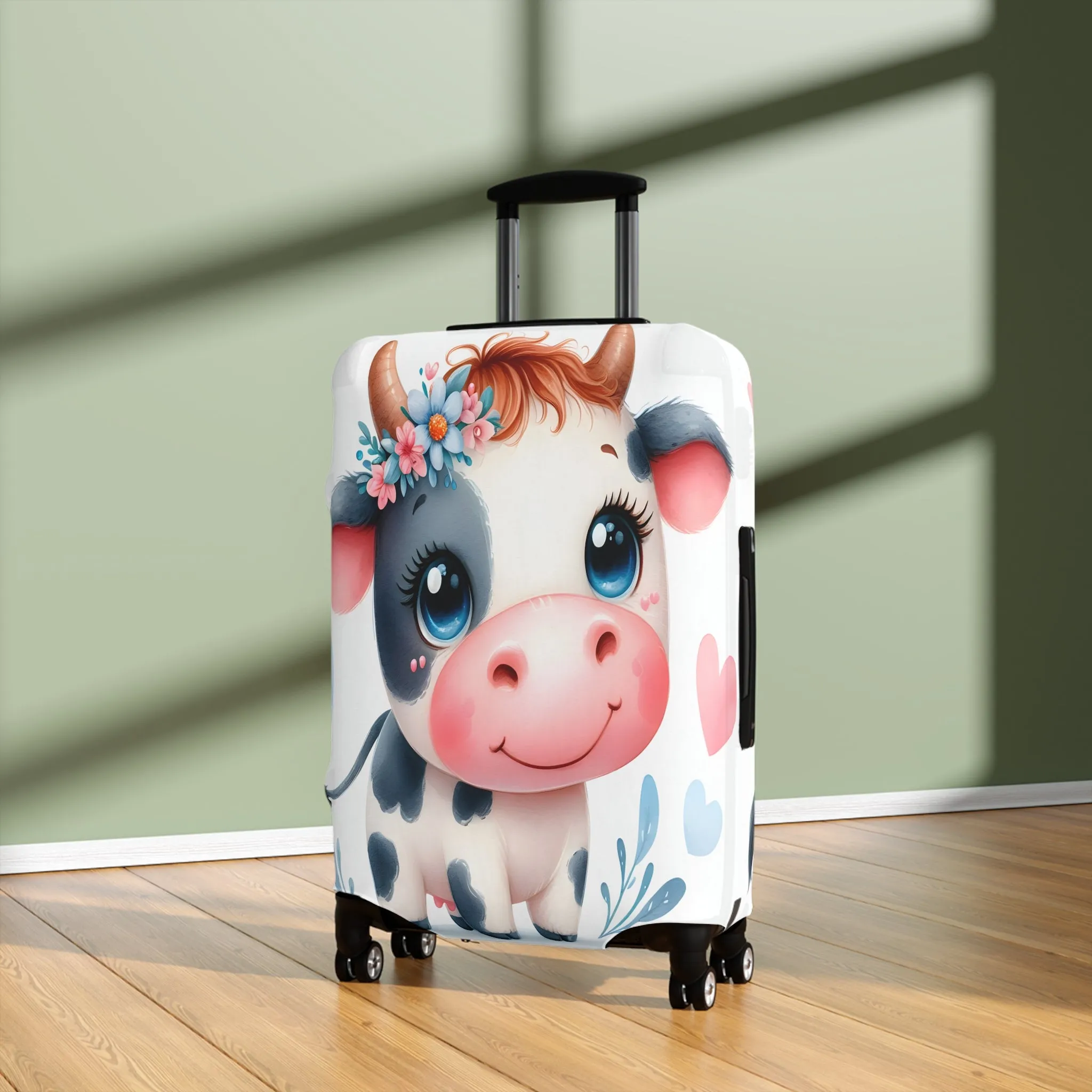 Luggage Cover, Cow, awd-1602