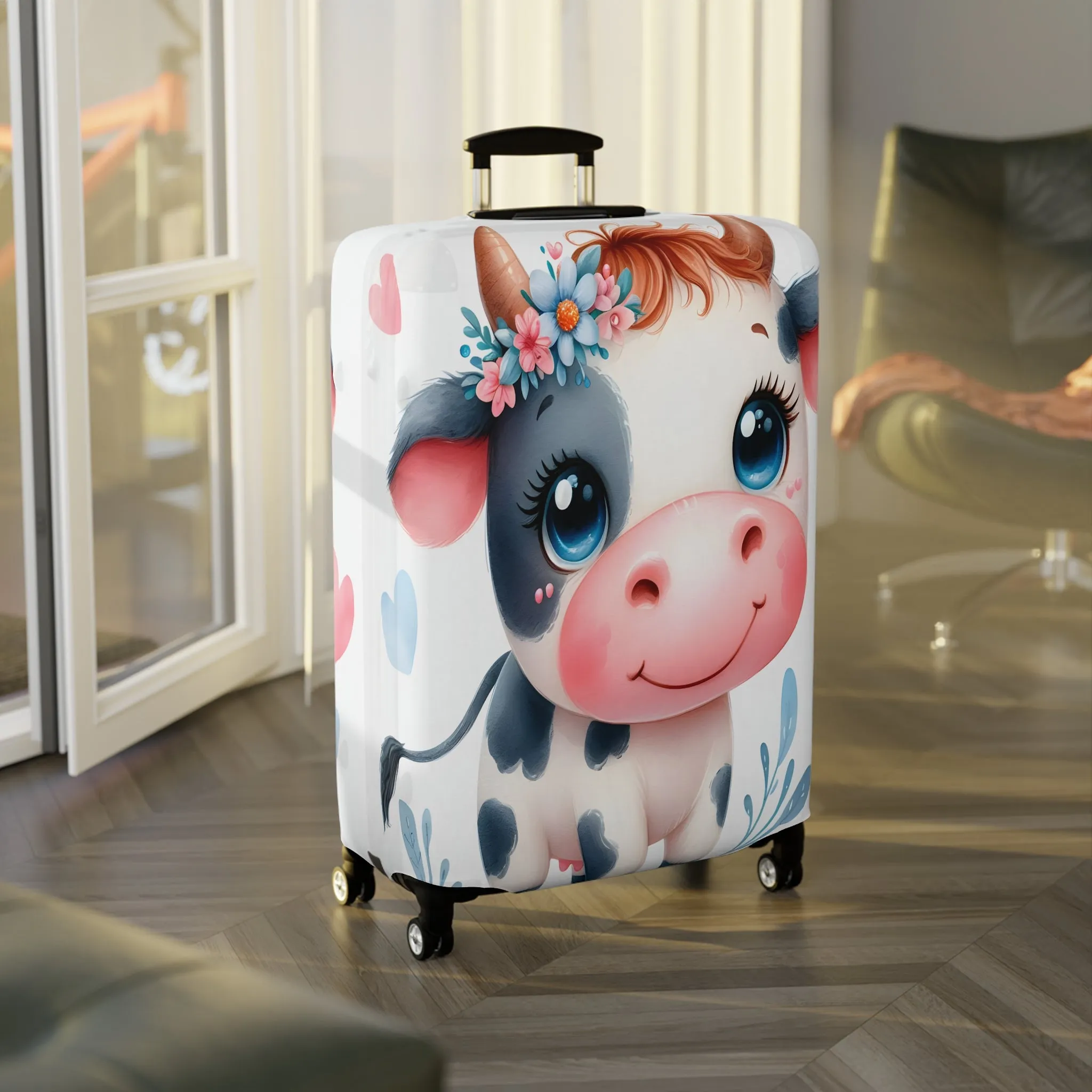 Luggage Cover, Cow, awd-1602