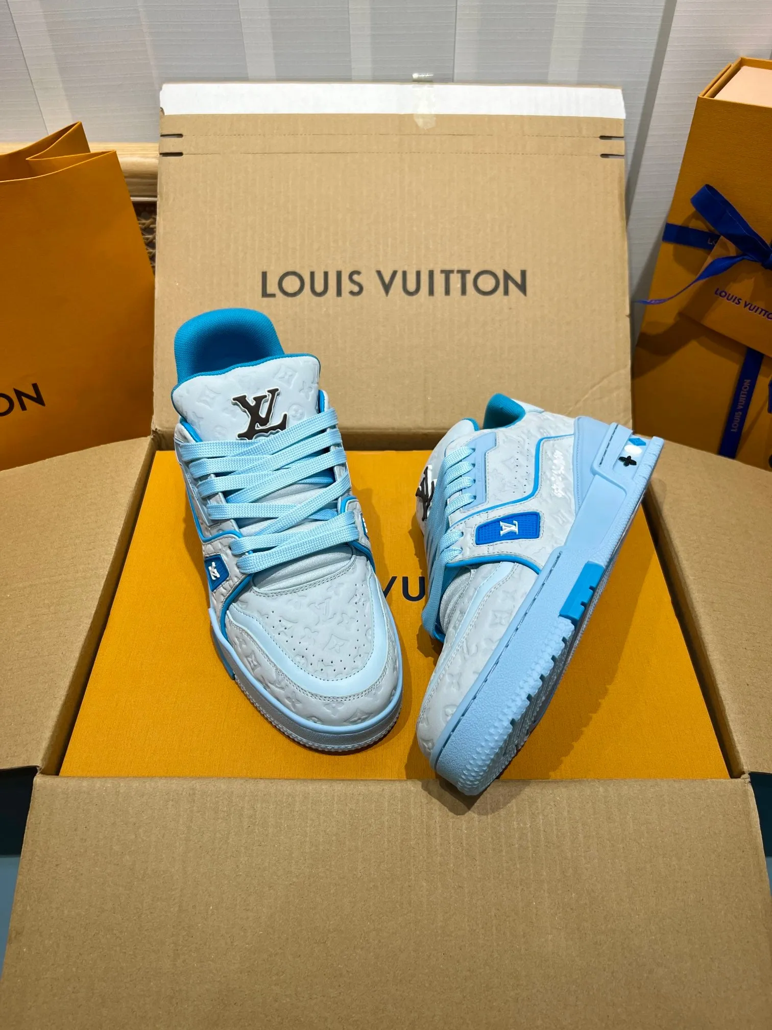 LUV Blue Trainer Sneakers-078