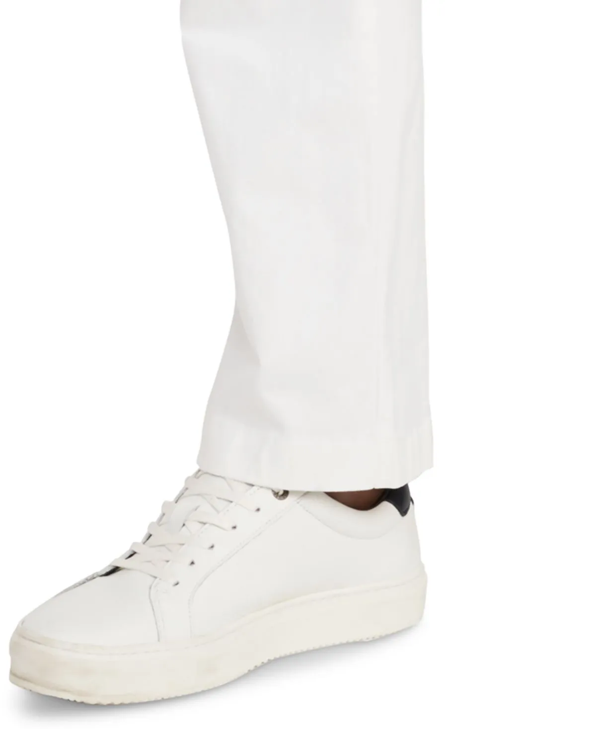 Men's th flex stretch custom fit chinos created for Macy's Tommy Hilfiger white