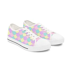 Mermaid Scales Women's Low Top Sneakers