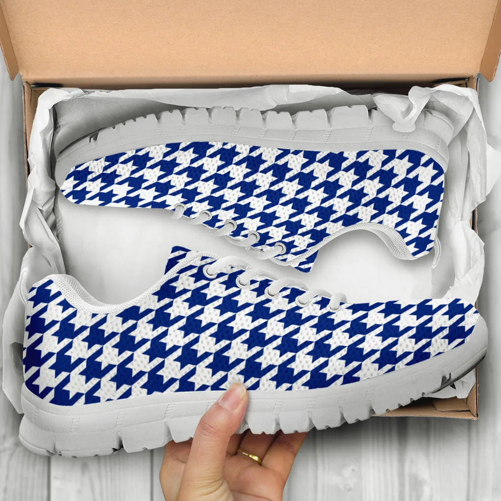 Mesh Sneakers_Royal on White_HT Pattern