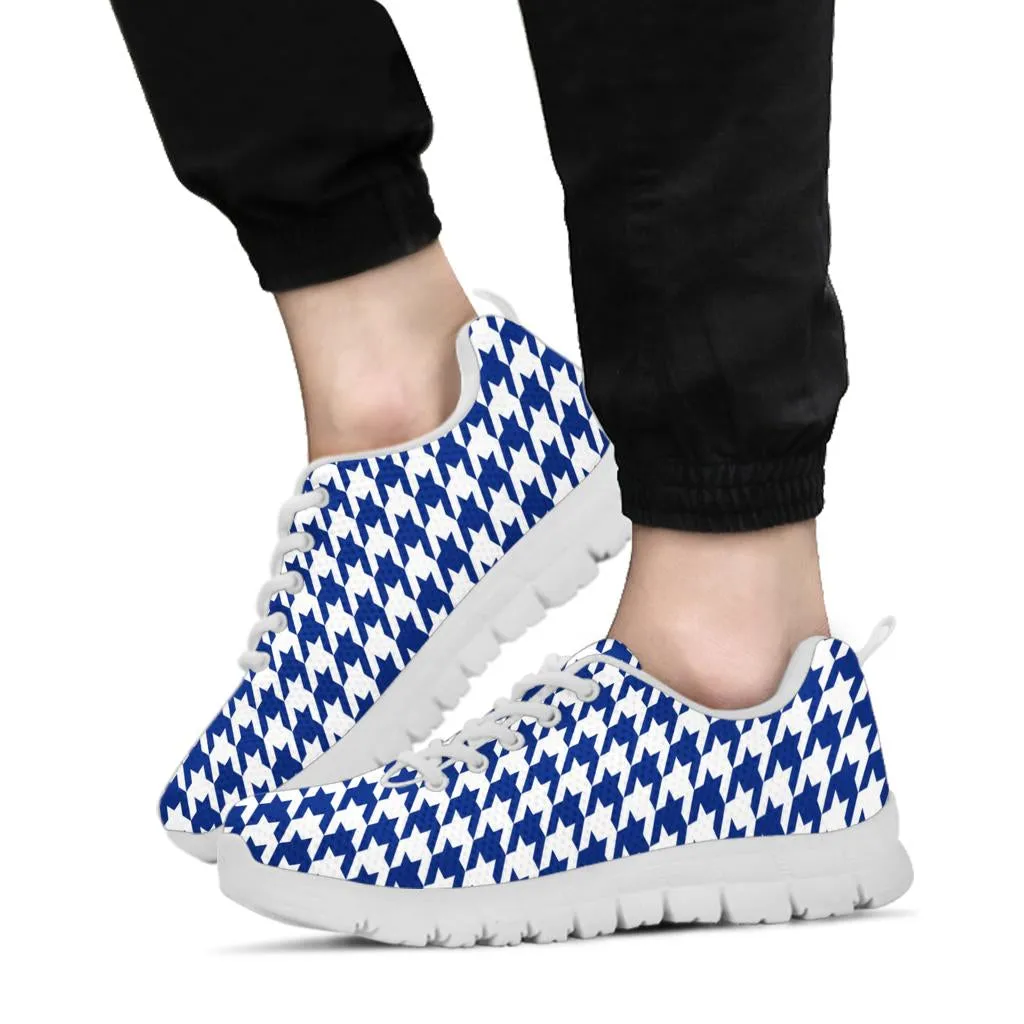 Mesh Sneakers_Royal on White_HT Pattern