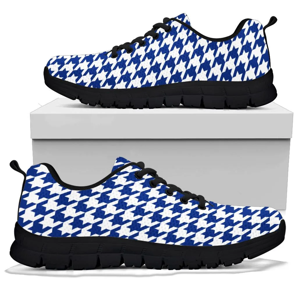 Mesh Sneakers_Royal on White_HT Pattern