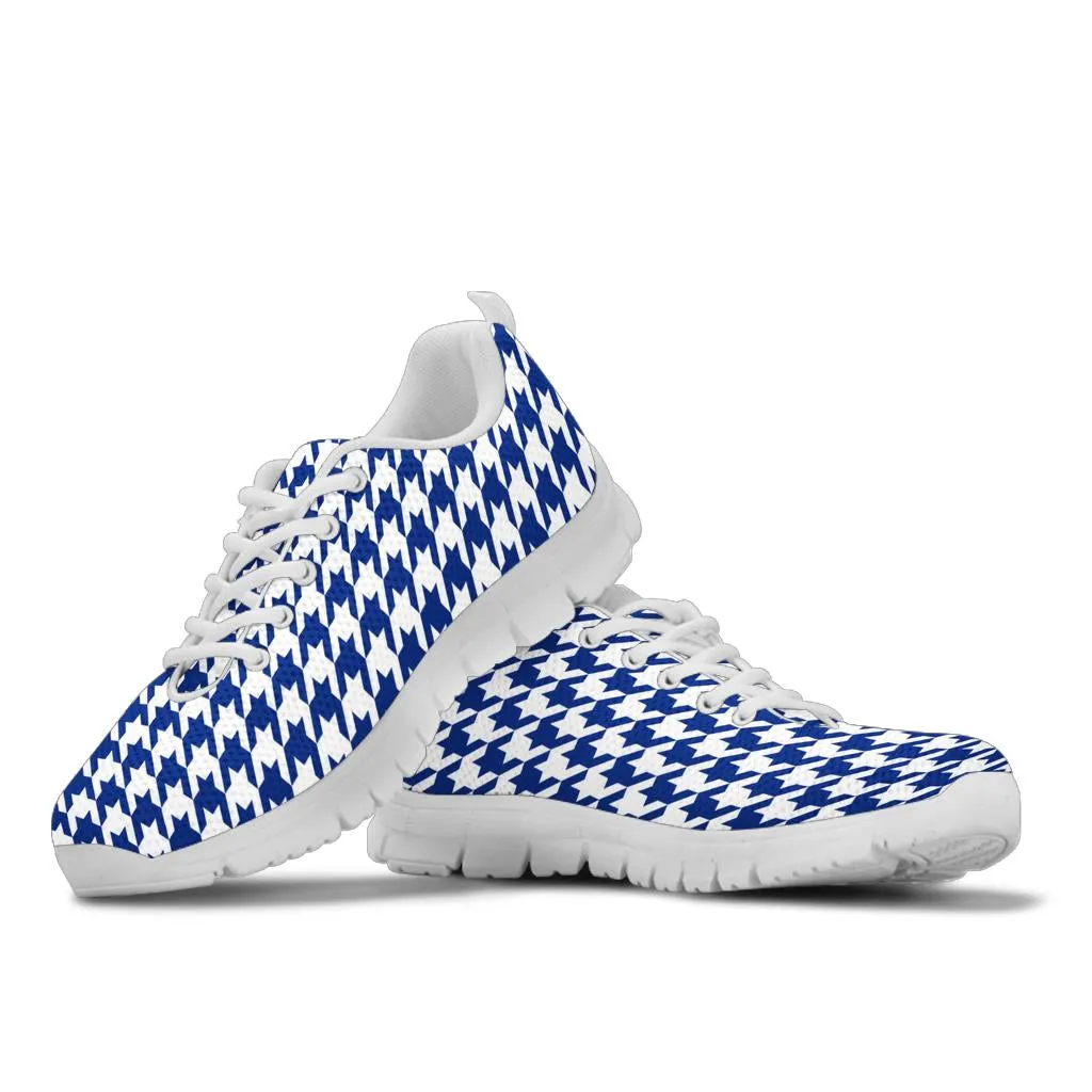 Mesh Sneakers_Royal on White_HT Pattern