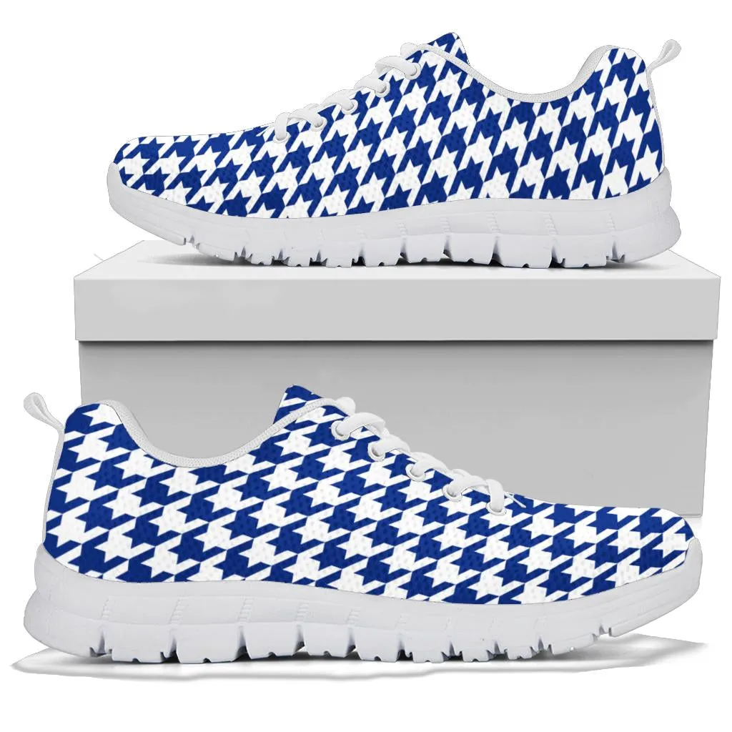 Mesh Sneakers_Royal on White_HT Pattern