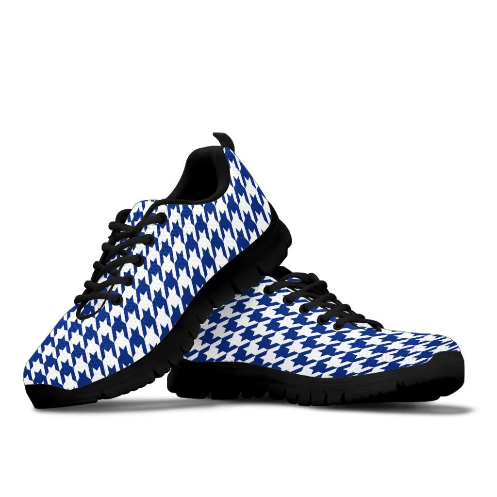 Mesh Sneakers_Royal on White_HT Pattern