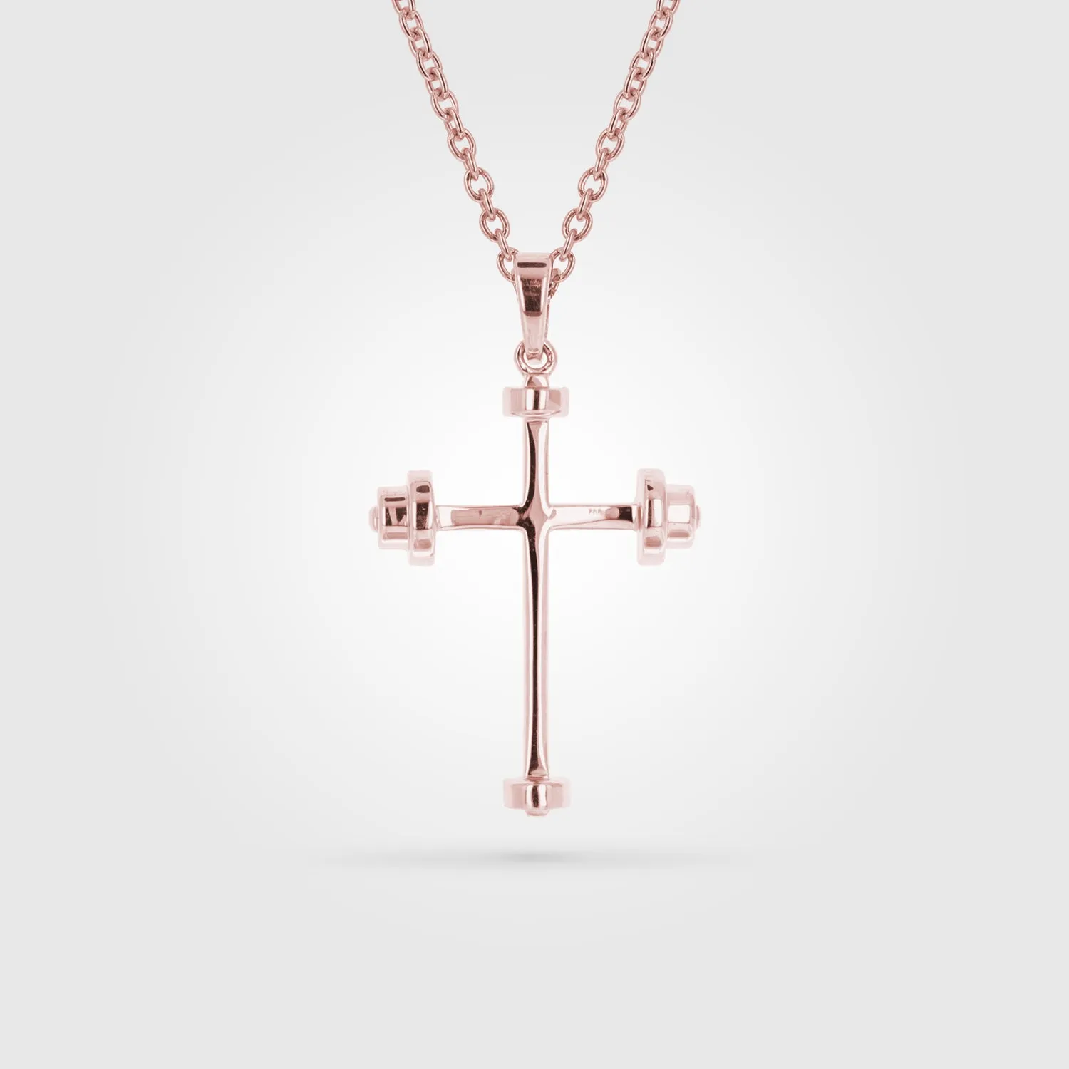 Mini Athlete's Cross Necklace | Gold