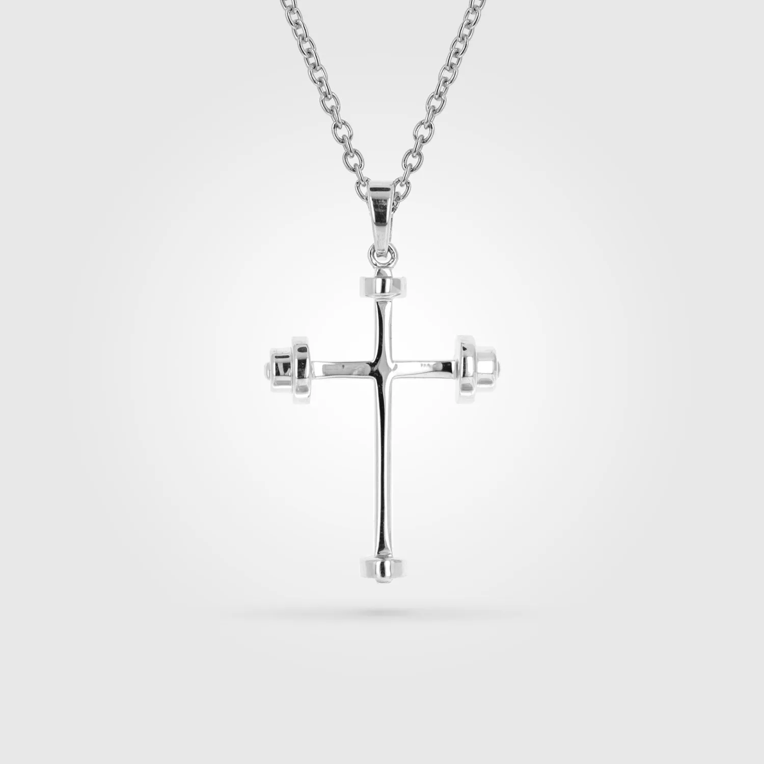 Mini Athlete's Cross Necklace | Gold