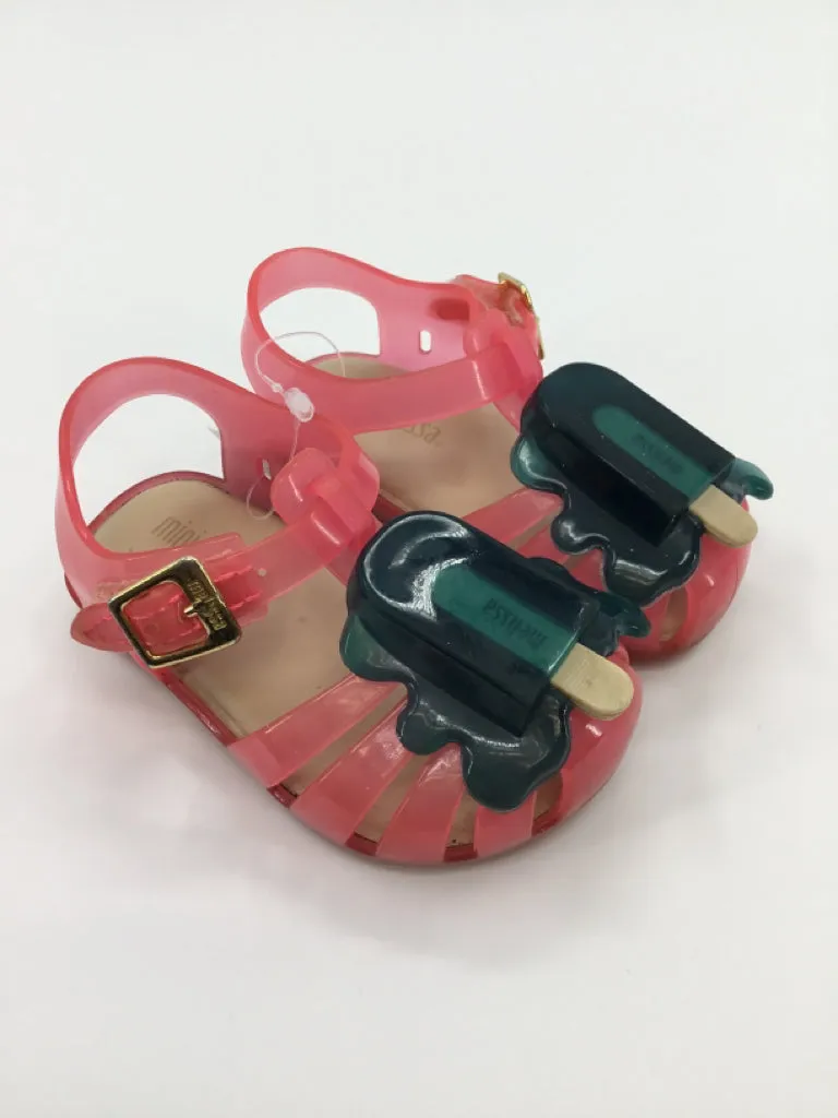 Mini Melissa Child Size 5 Toddler Pink Sandals/Flip Flops